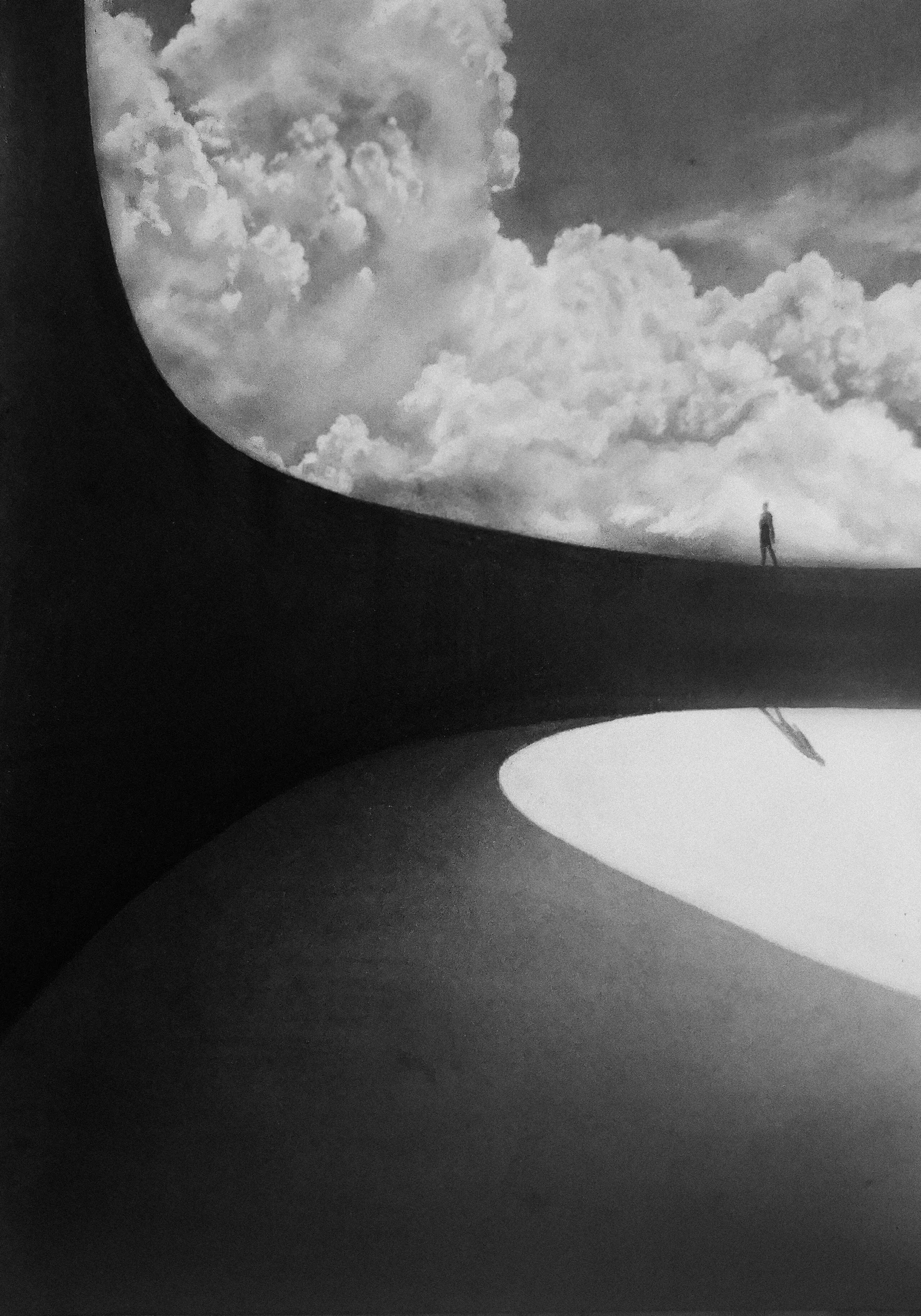 Breathe — monumental spatial collage