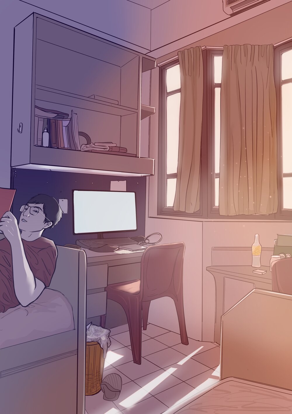 Loners in COVID — room study eight